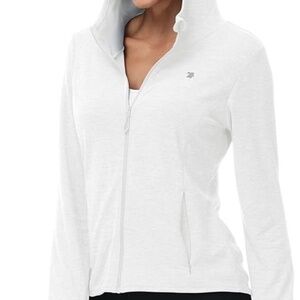 Long Sleeve Zip-up Hoodie Women's UPF 50+ Sun Protection Size XXL NWOT